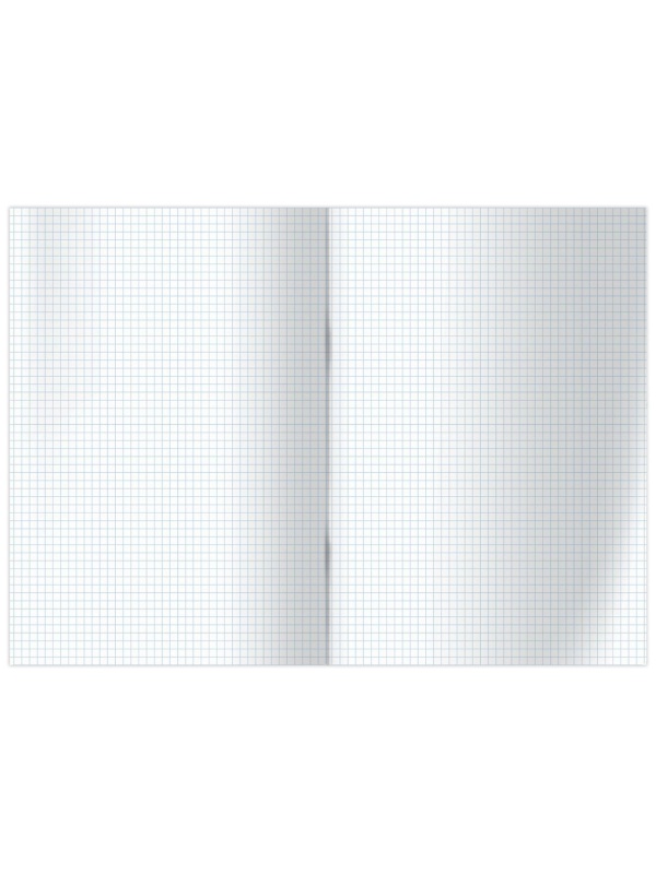 Книга учета OfficeSpace, А4, 192л., клетка, 200*290мм, бумвинил, цвет синий, блок офсетный, наклейка