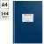 Книга учета OfficeSpace, А4, 144л., клетка, 200*290мм, бумвинил, цвет синий, блок офсетный, наклейка