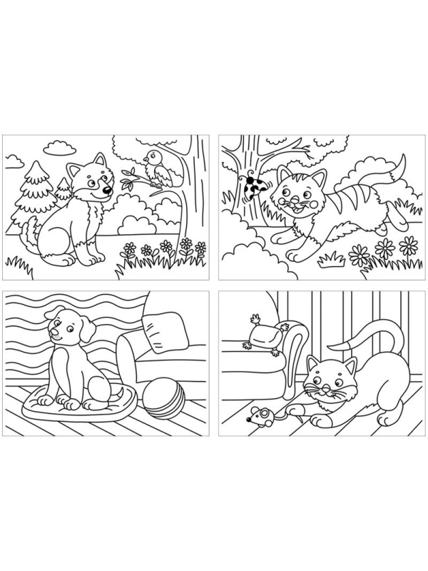 Раскраска в папке А4, 48 л., Мульти-Пульти 