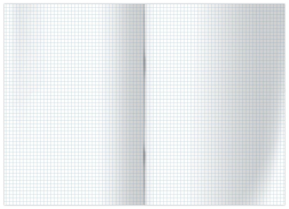 Книга учета OfficeSpace, А4, 160л., клетка, 200*290мм, бумвинил, цвет синий, блок офсетный