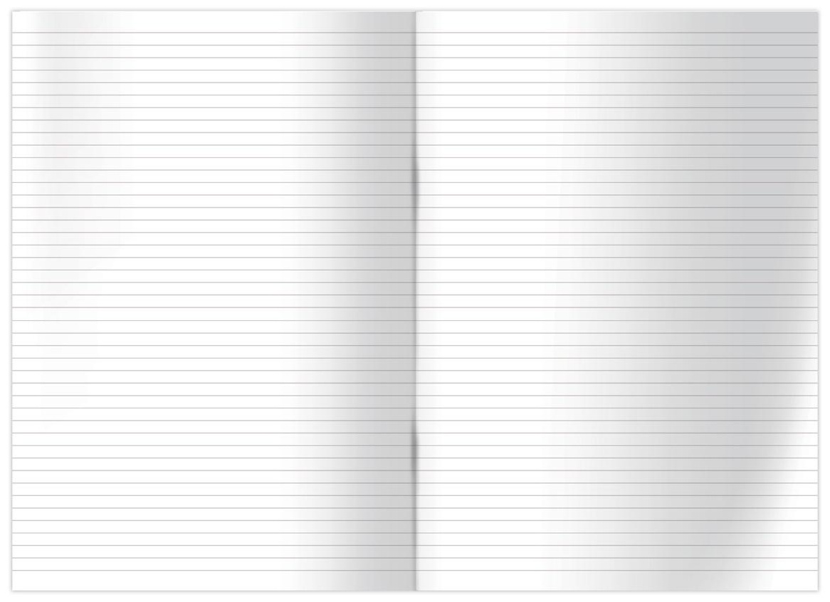 Книга учета OfficeSpace, А4, 96л., линия, 200*290мм, твердая обложка 