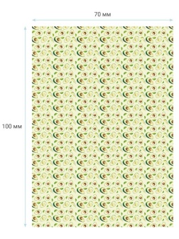 Упаковочная бумага глянц. 70*100см, MESHU 