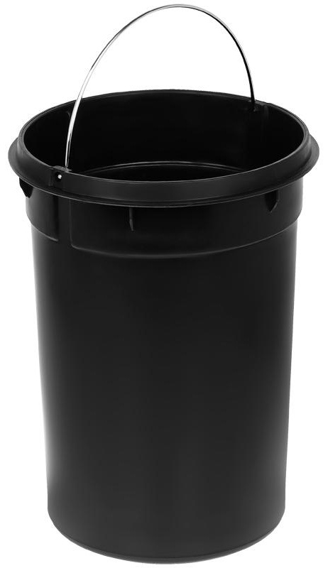 Ведро-контейнер для мусора (урна) OfficeClean Professional Simple, 12л, нержавеющая сталь, хром