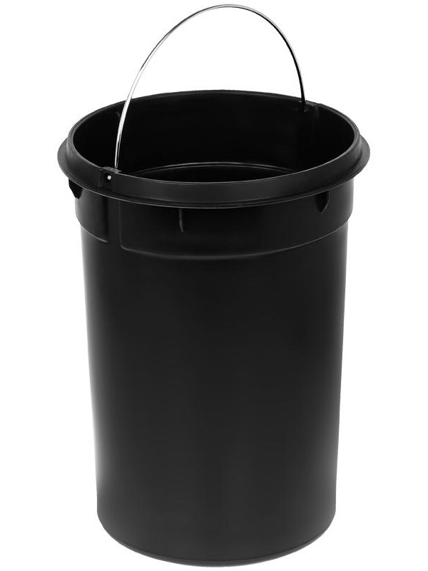 Ведро-контейнер для мусора (урна) OfficeClean Professional Simple, 12л, нержавеющая сталь, хром