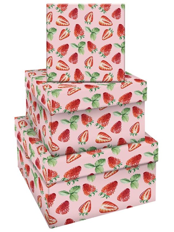 Набор квадратных коробок 3в1, MESHU 