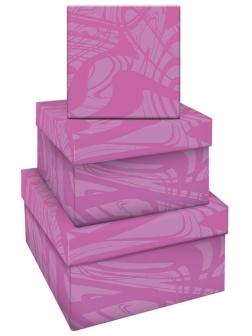 Набор квадратных коробок 3в1, MESHU 