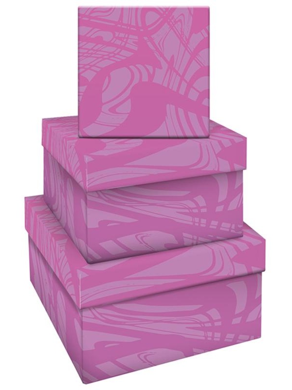 Набор квадратных коробок 3в1, MESHU 