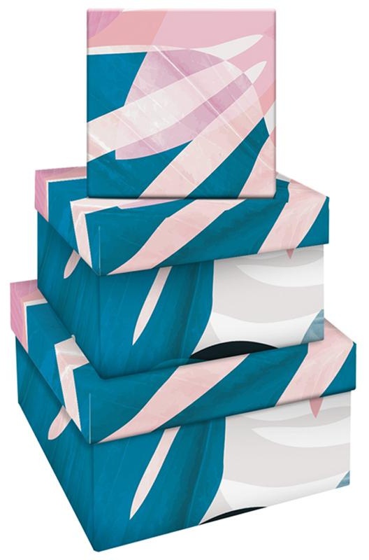 Набор квадратных коробок 3в1, MESHU 