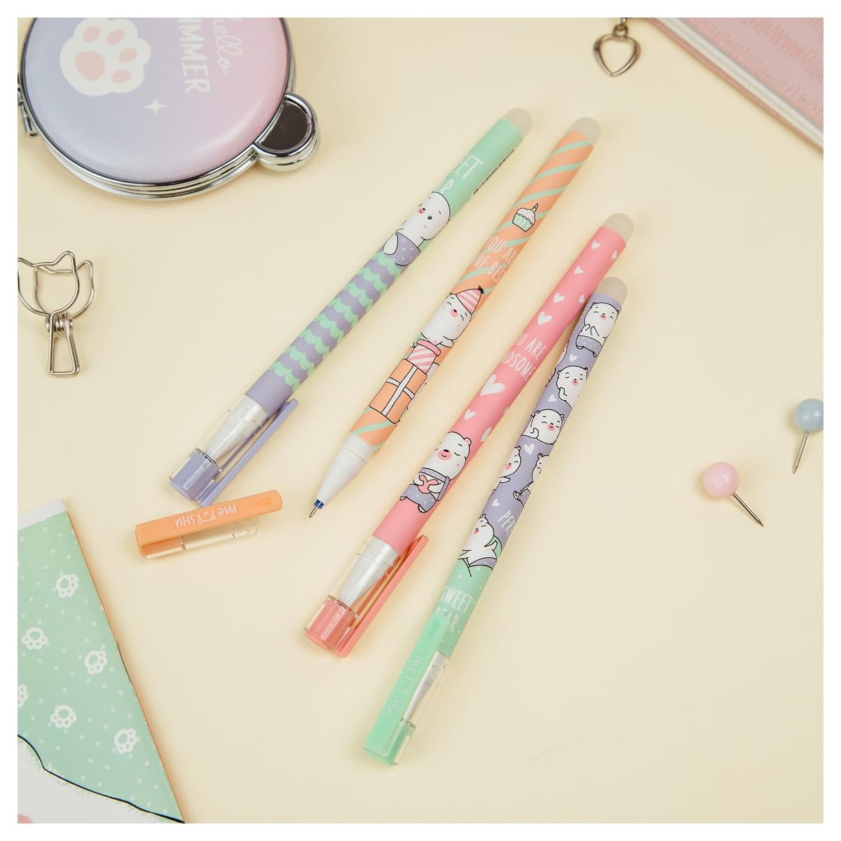 Ручка гелевая стираемая MESHU 