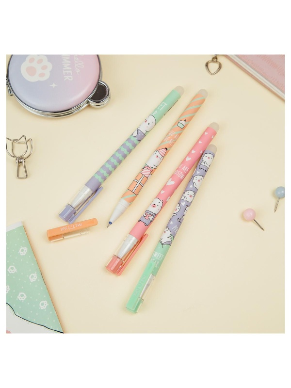 Ручка гелевая стираемая MESHU 