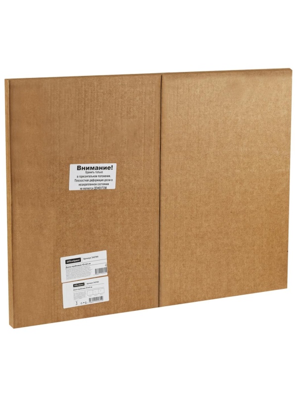 Доска пробковая OfficeSpace, 45*60см, алюминиевая рамка