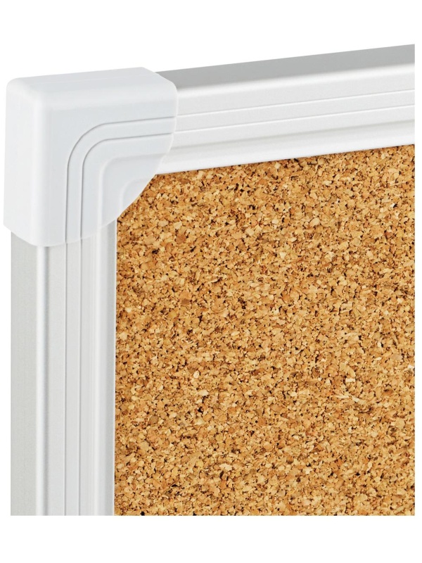 Доска пробковая OfficeSpace, 45*60см, алюминиевая рамка