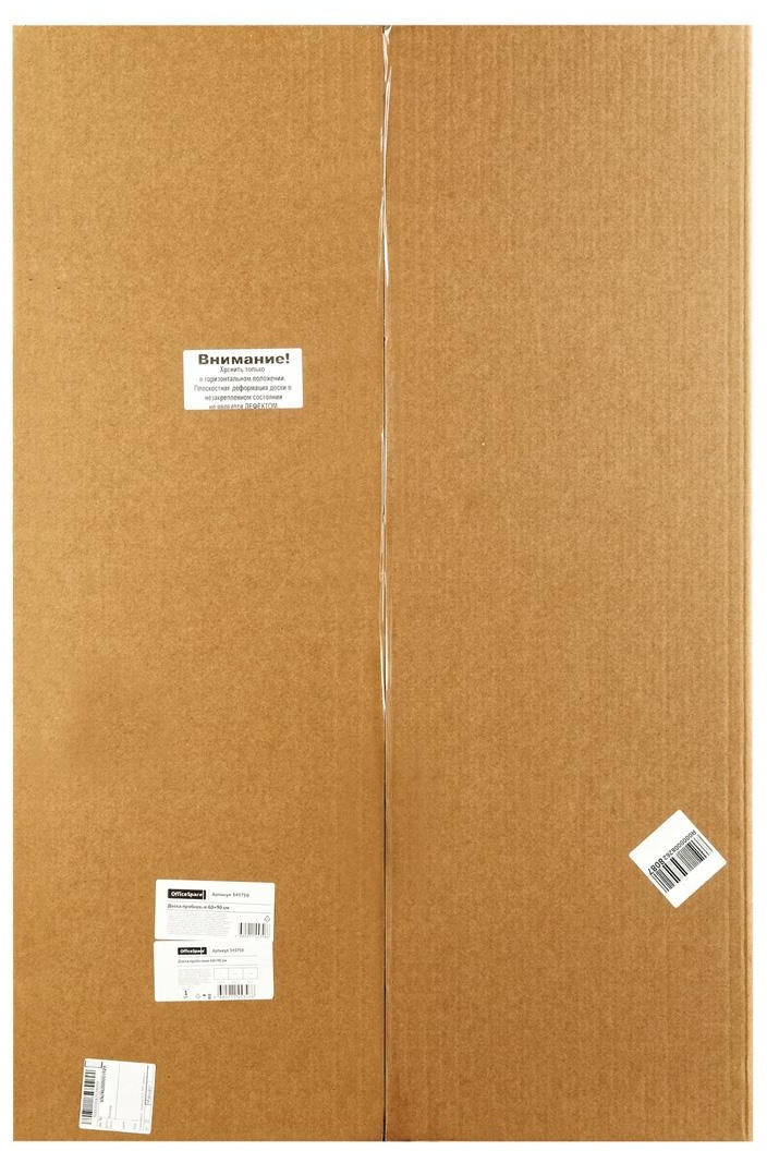 Доска пробковая OfficeSpace, 60*90см, алюминиевая рамка