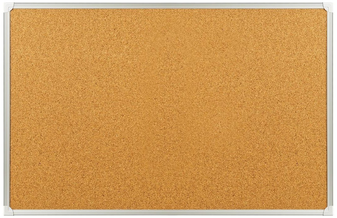 Доска пробковая OfficeSpace, 60*90см, алюминиевая рамка