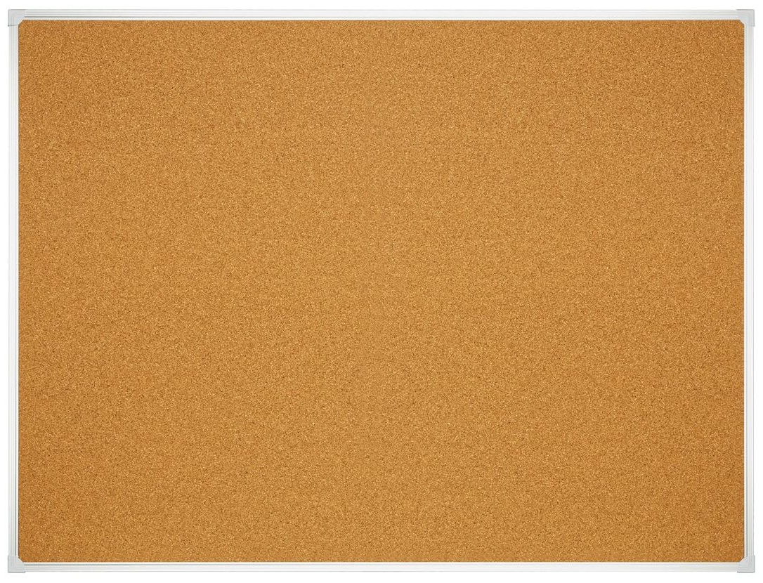 Доска пробковая OfficeSpace, 90*120см, алюминиевая рамка
