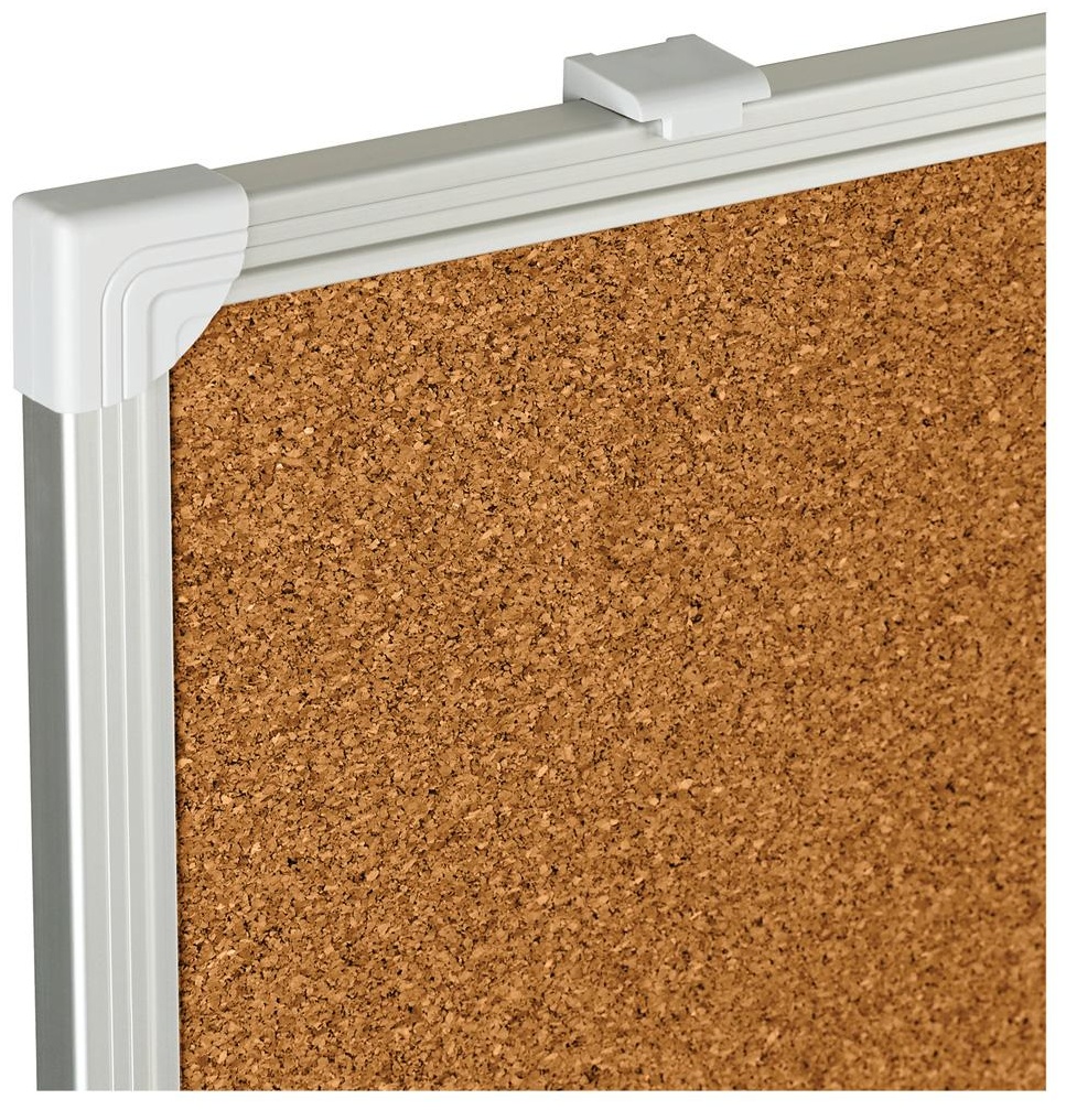 Доска пробковая OfficeSpace, 100*150см, алюминиевая рамка