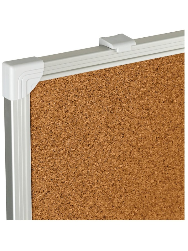 Доска пробковая OfficeSpace, 100*150см, алюминиевая рамка