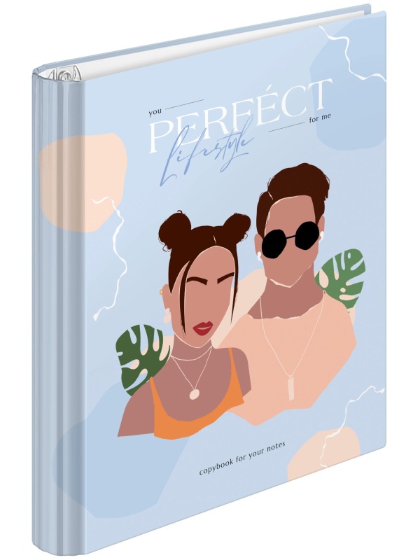 Тетрадь на кольцах А5, 120л., 7БЦ, ArtSpace 