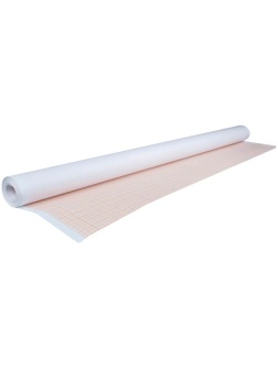 Бумага масштабно-координатная OfficeSpace, 640мм*10м, оранжевая