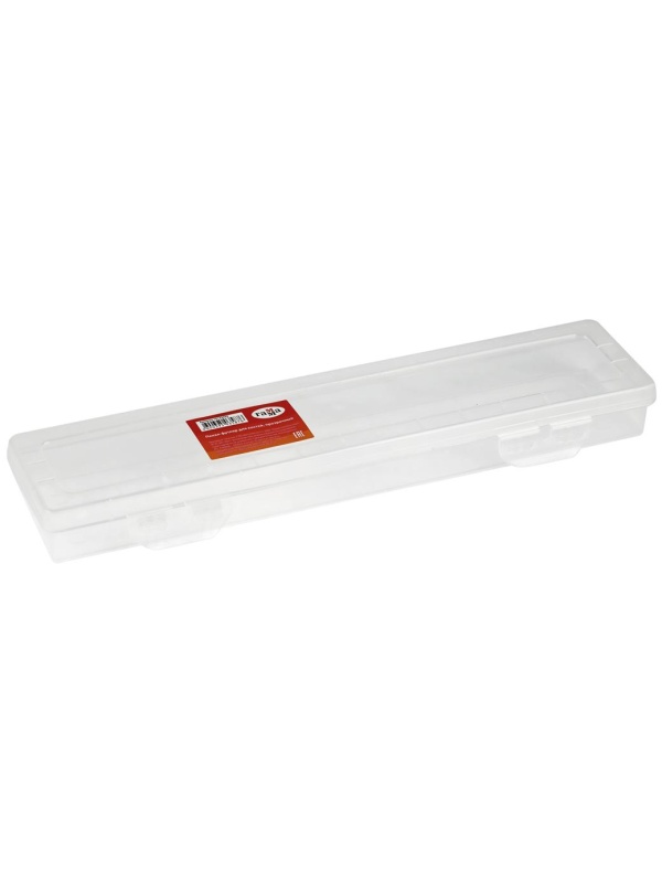 Пенал-футляр для кистей Гамма, 350*90*35мм, пластик, прозрачный