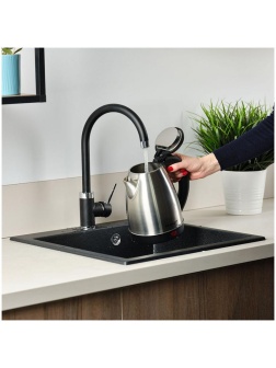 Чайник электрический Scarlett SC-EK21S51, 1,8л, 1600Вт, нержавеющая сталь