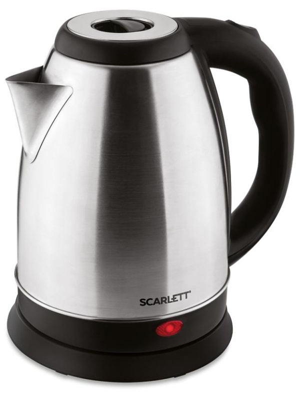 Чайник электрический Scarlett SC-EK21S51, 1,8л, 1600Вт, нержавеющая сталь