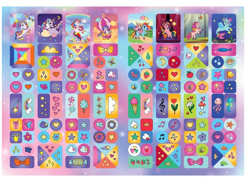 Раскраска с наклейками А4, 16 стр., Мульти-Пульти 