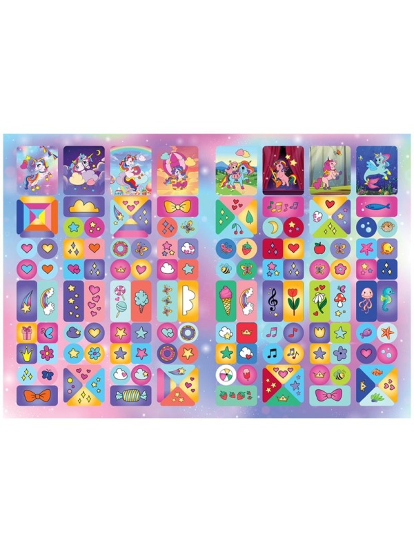 Раскраска с наклейками А4, 16 стр., Мульти-Пульти 