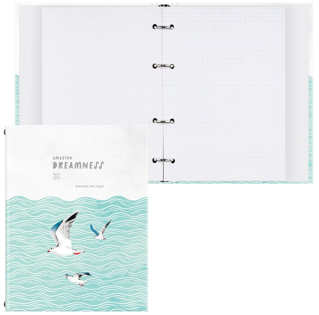 Тетрадь на кольцах А5, 120л., BG 