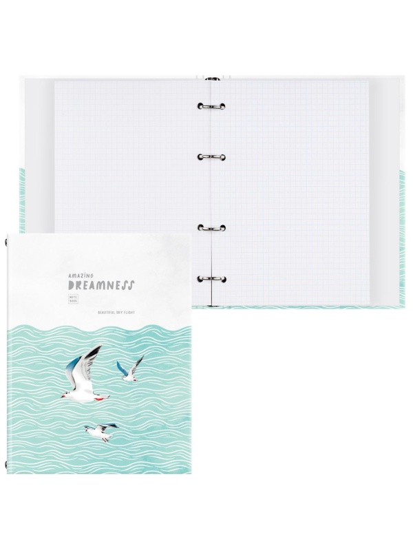 Тетрадь на кольцах А5, 120л., BG 