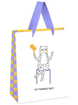 Пакет подарочный 18*23*10см MESHU 