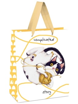 Пакет подарочный 18*23*10см MESHU 