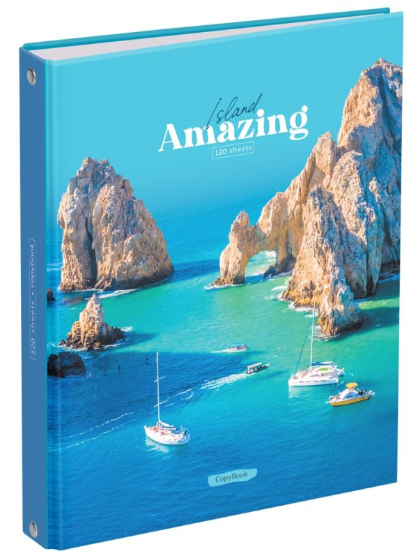 Тетрадь на кольцах А5, 120л., BG 