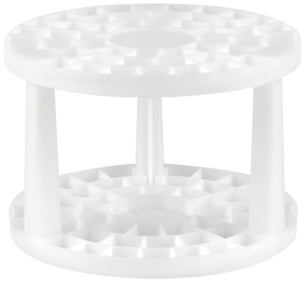 Подставка для кистей Гамма, пластик, белая