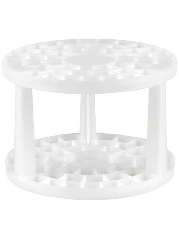 Подставка для кистей Гамма, пластик, белая