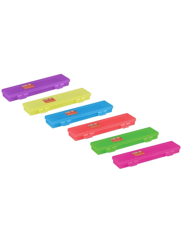 Пенал-футляр для кистей Гамма, 350*90*35мм, пластик, ассорти