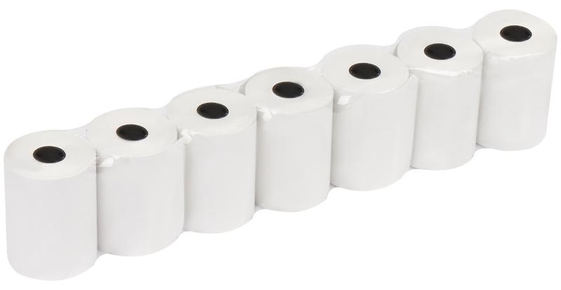Чековая лента термо 57*25*12 (25м), OfficeSpace, 48г/м2 термослой наружу