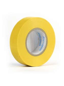 Изолента Smartbuy, 19мм*20м, 180мкм, желтая, инд. упаковка