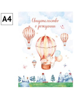 Папка адресная Свидетельство о рождении OfficeSpace 