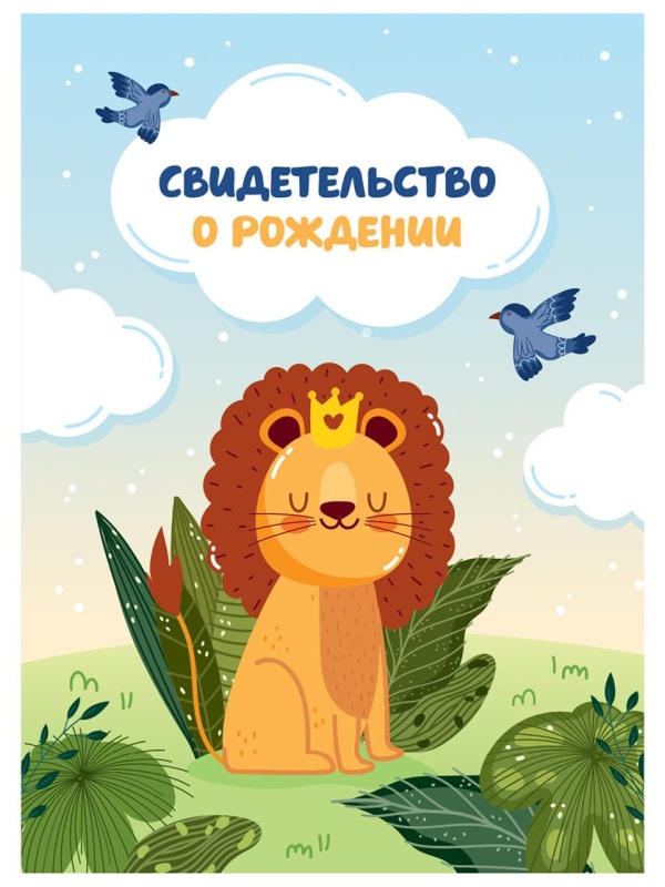 Папка адресная Свидетельство о рождении OfficeSpace 