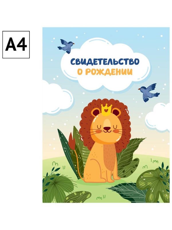 Папка адресная Свидетельство о рождении OfficeSpace 