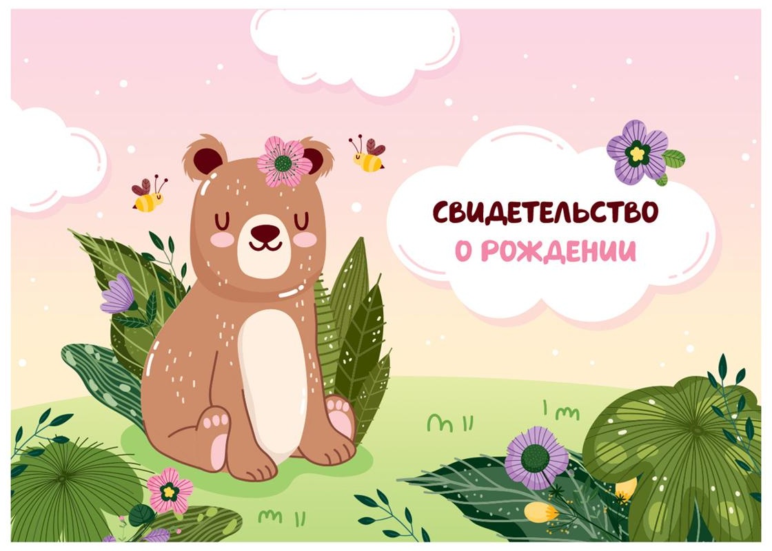 Папка адресная Свидетельство о рождении OfficeSpace 