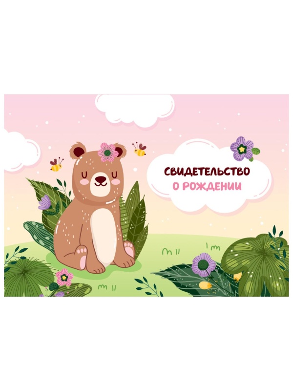 Папка адресная Свидетельство о рождении OfficeSpace 