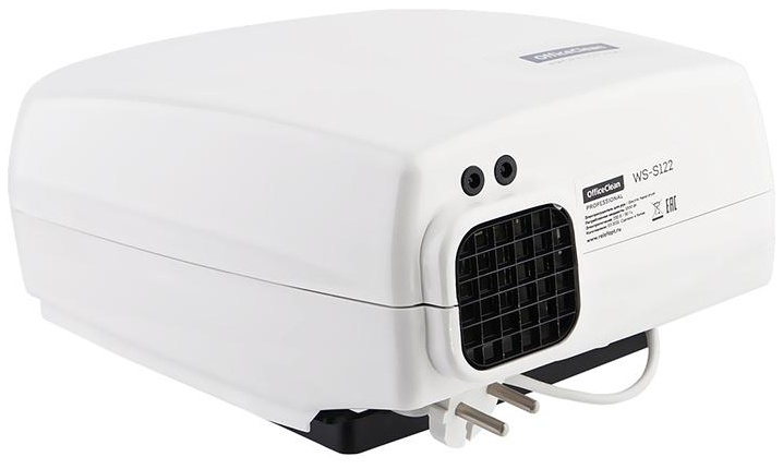 УЦЕНКА-Электросушитель для рук OfficeClean Professional, 1000Вт, сенсорный, белый, ABS-пластик