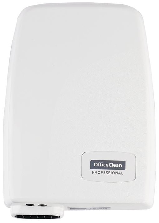 УЦЕНКА-Электросушитель для рук OfficeClean Professional, 1000Вт, сенсорный, белый, ABS-пластик