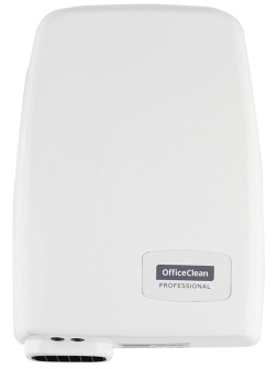 УЦЕНКА-Электросушитель для рук OfficeClean Professional, 1000Вт, сенсорный, белый, ABS-пластик