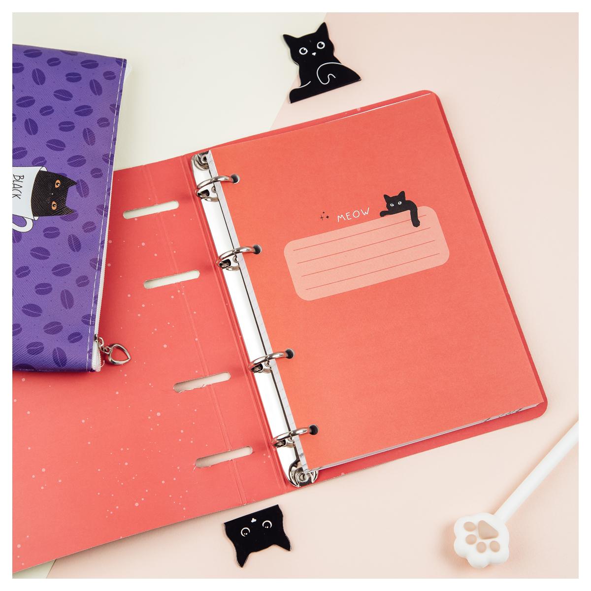 Тетрадь на кольцах А5, 100л., MESHU 