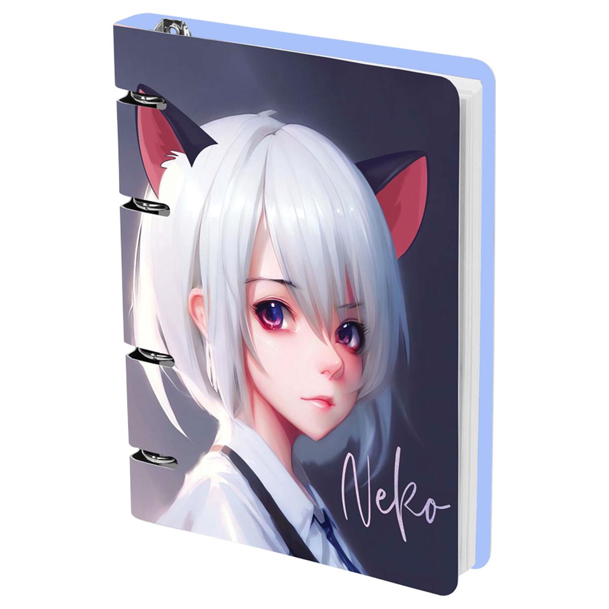 Тетрадь на кольцах А5, 100л., MESHU 