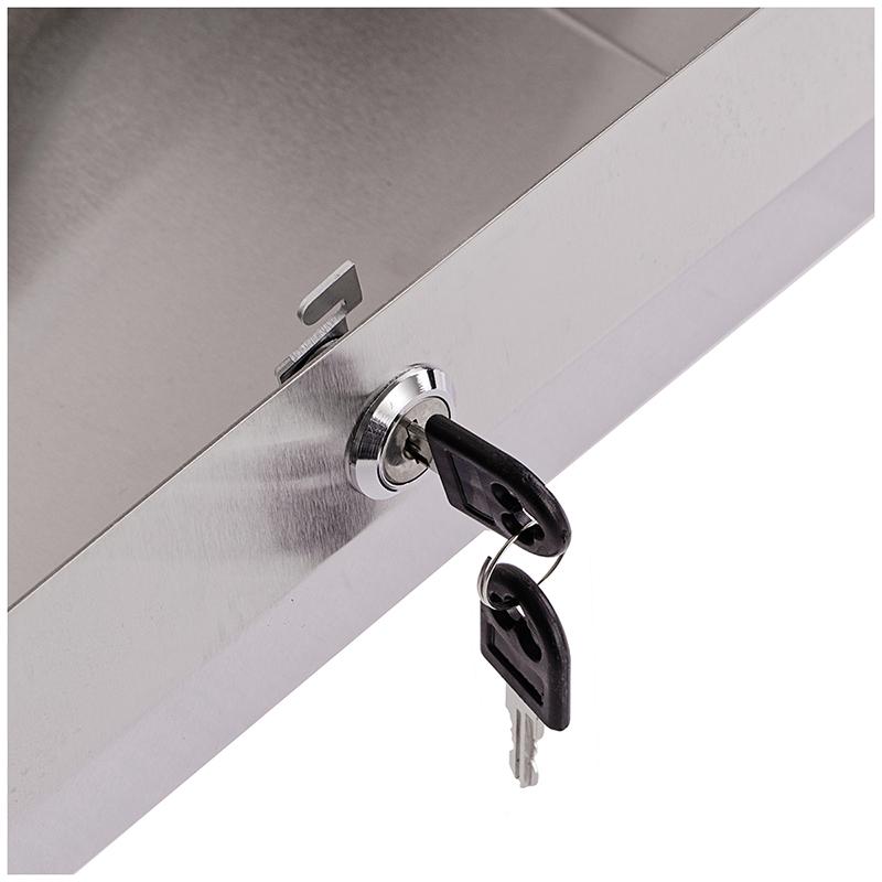 УЦЕНКА - Диспенсер для полотенец листовых OfficeClean Professional (Z-сл.), нержавеющая сталь