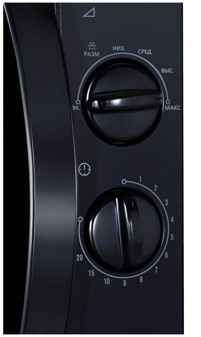 Микроволновая печь Starwind SMW2320, 20л, 700Вт, механическое управление, черная